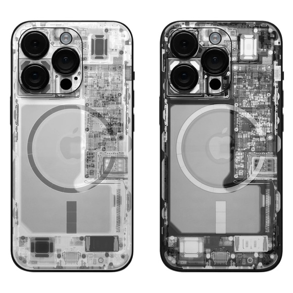 iPhone 14 Pro Skins (light & dark X-RAY) - Picture 1 of 4